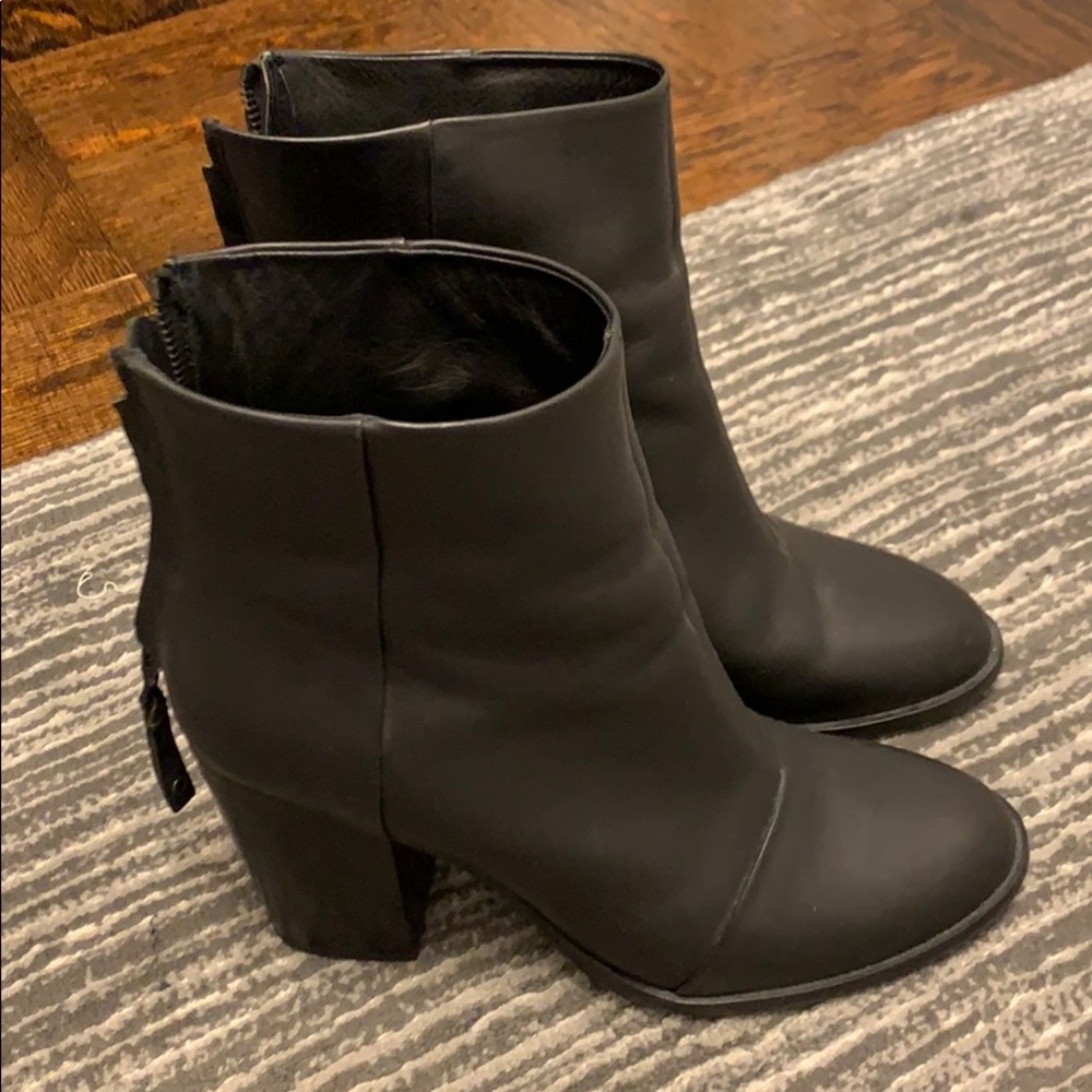 Rag & Bone Newbury Leather Ankle Boots Size 40 - Picture 6 of 7